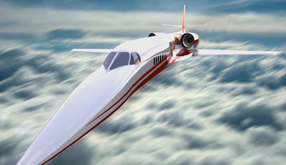 Illustration for article titled First Supersonic Private Jet Sold to Obviously-Very-Rich Guy